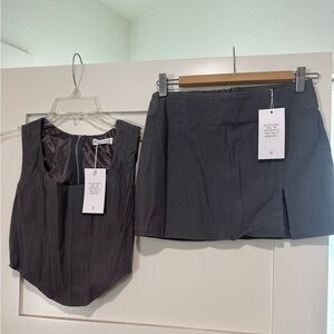 NWT CORSET & MICRO MINI SET